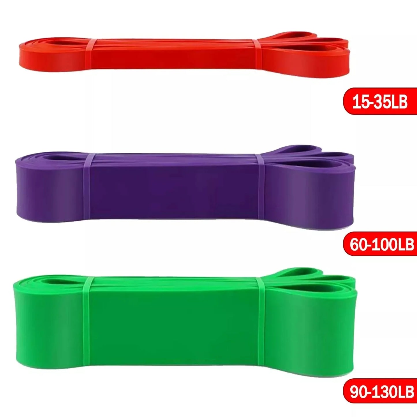 5~120lbs Fitness Widerstandsband Boxen Agilitätstraining Workout Fitnessstudio-Ausrüstung Yoga Pilates-Zubehör Gummiband Heim-Fitnessstudio