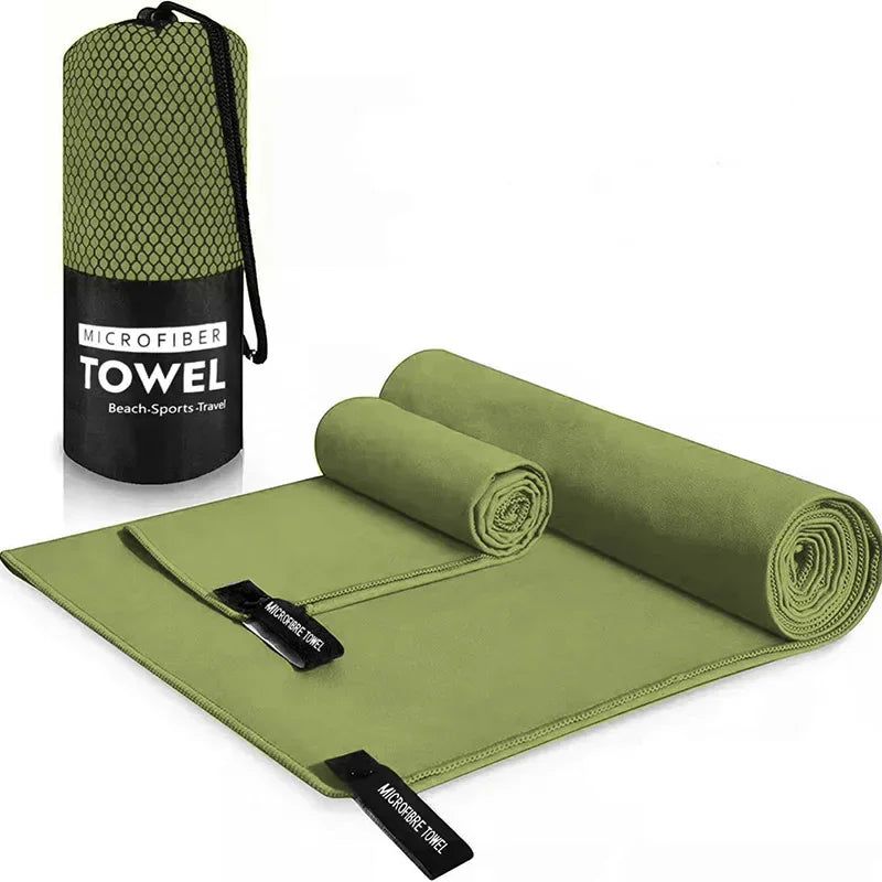 Schnelltrockendes Sporthandtuch Ultraweich Schwimmen Fitness Camping Laufen Superabsorbierende Waschlappen Handtücher Reiseaccessoires