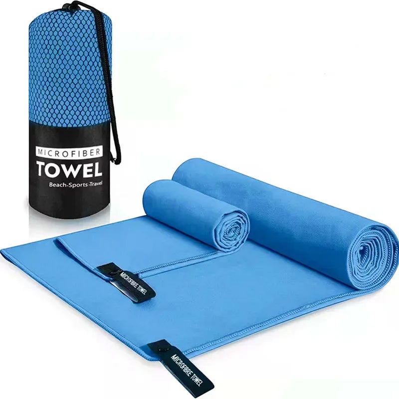 Schnelltrockendes Sporthandtuch Ultraweich Schwimmen Fitness Camping Laufen Superabsorbierende Waschlappen Handtücher Reiseaccessoires