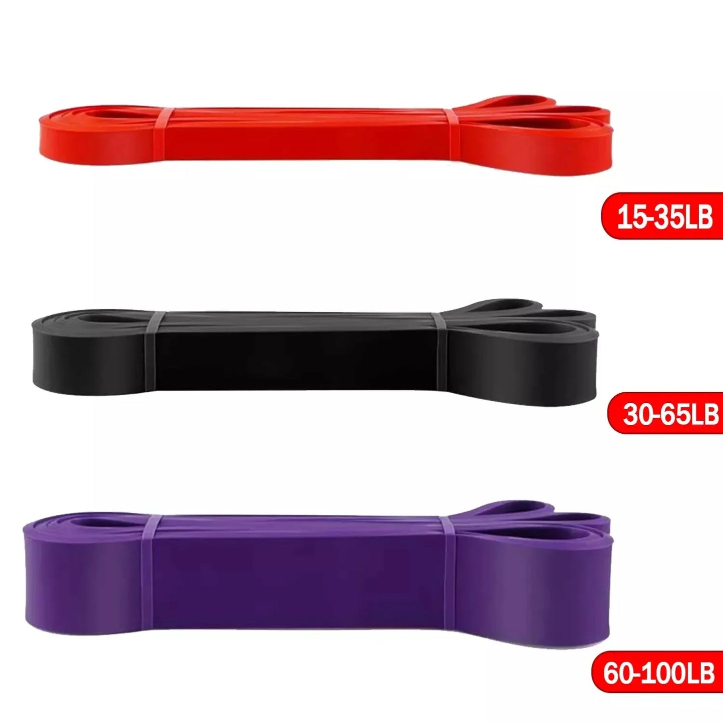 5~120lbs Fitness Widerstandsband Boxen Agilitätstraining Workout Fitnessstudio-Ausrüstung Yoga Pilates-Zubehör Gummiband Heim-Fitnessstudio
