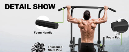 Power Tower Dip Station Klimmzugstange Multifunktionale Power Tower Liegestütz Workout Bauchübung für das Home Gym Krafttraining