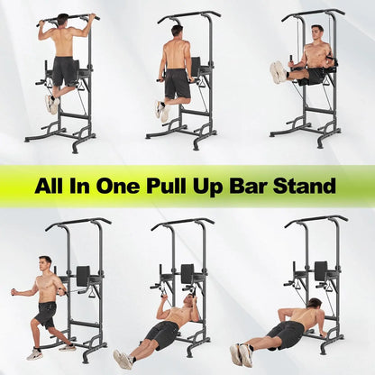 Power Tower Dip Station Klimmzugstange Multifunktionale Power Tower Liegestütz Workout Bauchübung für das Home Gym Krafttraining