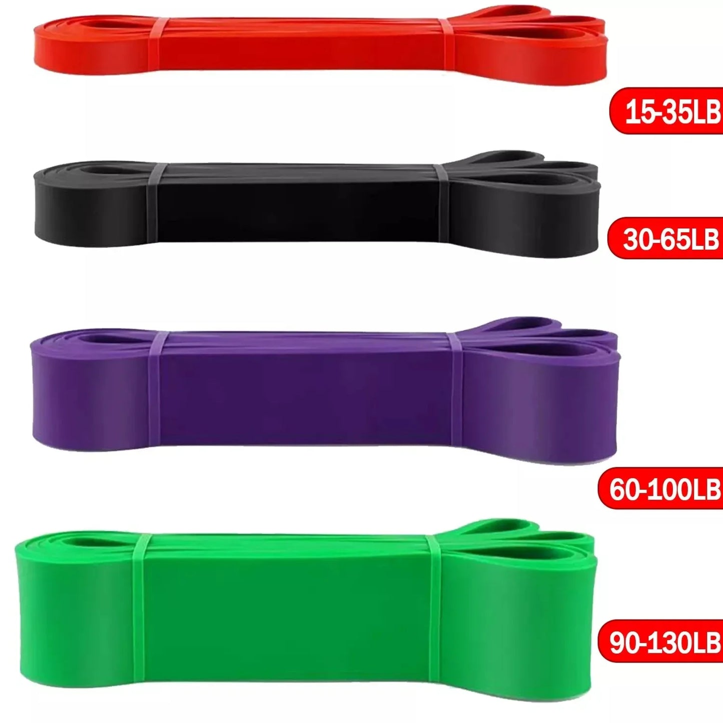 5~120lbs Fitness Widerstandsband Boxen Agilitätstraining Workout Fitnessstudio-Ausrüstung Yoga Pilates-Zubehör Gummiband Heim-Fitnessstudio