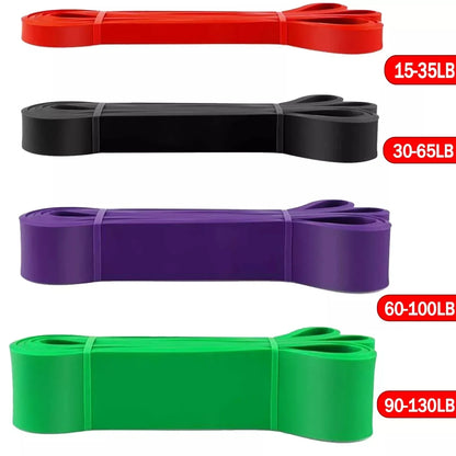 5~120lbs Fitness Widerstandsband Boxen Agilitätstraining Workout Fitnessstudio-Ausrüstung Yoga Pilates-Zubehör Gummiband Heim-Fitnessstudio