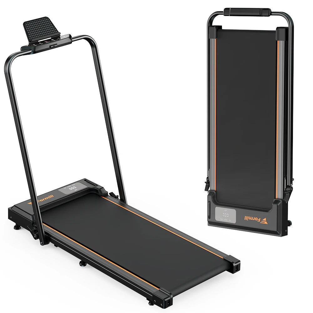 Formill FT51 2 in 1 Laufband, Maximalgeschwindigkeit 1-10 km/h elektrisches Laufband, installationsfrei, Lauf- und Joggingmaschine für zuhause
