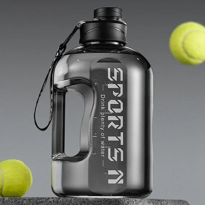 1,7L/2,7L Sport-Wasserflasche Gym Radfahren Becher Tragbare große Kapazität Wasserflasche für Fitness Camping Männer Wasserkocher