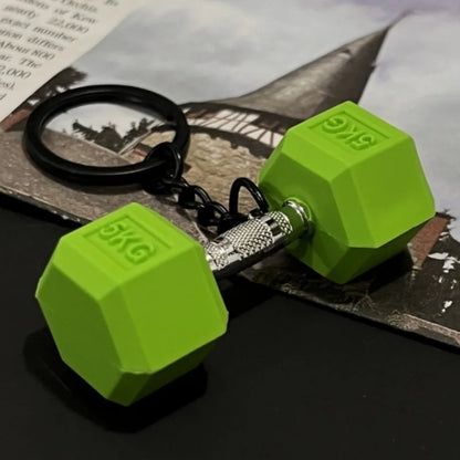 2025 Neue Hantel Schlüsselanhänger DIY Silikon Hantel Schlüsselanhänger Fitness Geschenke für Fitness-Liebhaber, Geschenk für Fitnesstrainer, Rucksack Auto Schlüsselanhänger