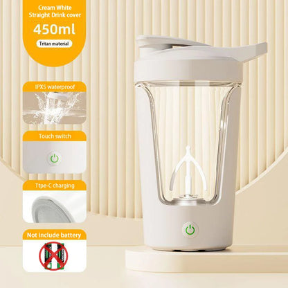 Xiaomi Shaker Cup USB-Lade-Shaker-Cup für Protein-Shaker, Mahlzeitenersatz-Shake, tragbarer Turnhallen-Wasserflaschen-Mischbecher, 450 ml