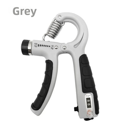 10-100 kg verstellbarer schwerer Griff Fitness-Handtrainer Griff FatGrip Handgelenk Kraftsteigerung Federmesser Fingerkneifen Karpal erweitern