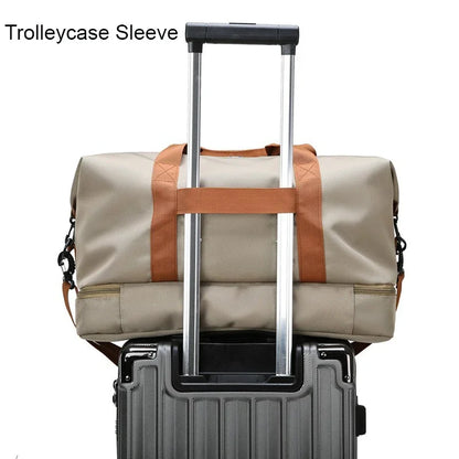 Reise-Sporttasche, Kurzstreckengepäck, tragbare Fitnesstaschen, Schulter-Crossbody-Brusttasche, Handtaschen, Reisetasche, Handgepäck, Weekender-Tasche