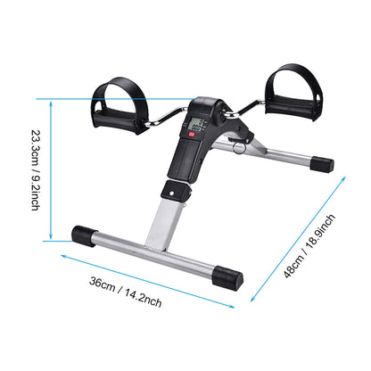Faltbarer Indoor-Fahrradtrainer - Fitnessgerät für Beintraining