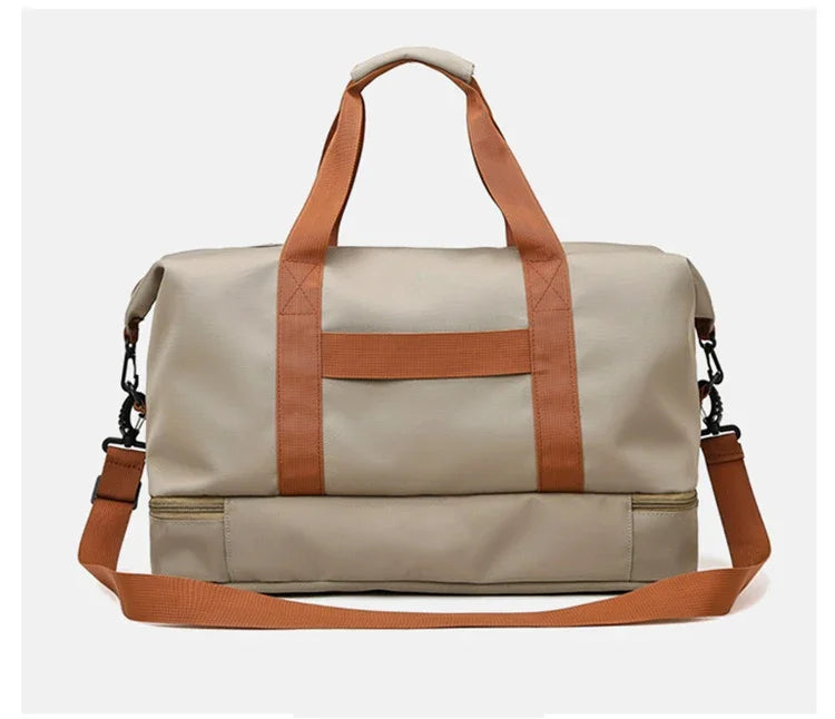 Reise-Sporttasche, Kurzstreckengepäck, tragbare Fitnesstaschen, Schulter-Crossbody-Brusttasche, Handtaschen, Reisetasche, Handgepäck, Weekender-Tasche