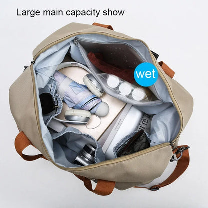 Reise-Sporttasche, Kurzstreckengepäck, tragbare Fitnesstaschen, Schulter-Crossbody-Brusttasche, Handtaschen, Reisetasche, Handgepäck, Weekender-Tasche