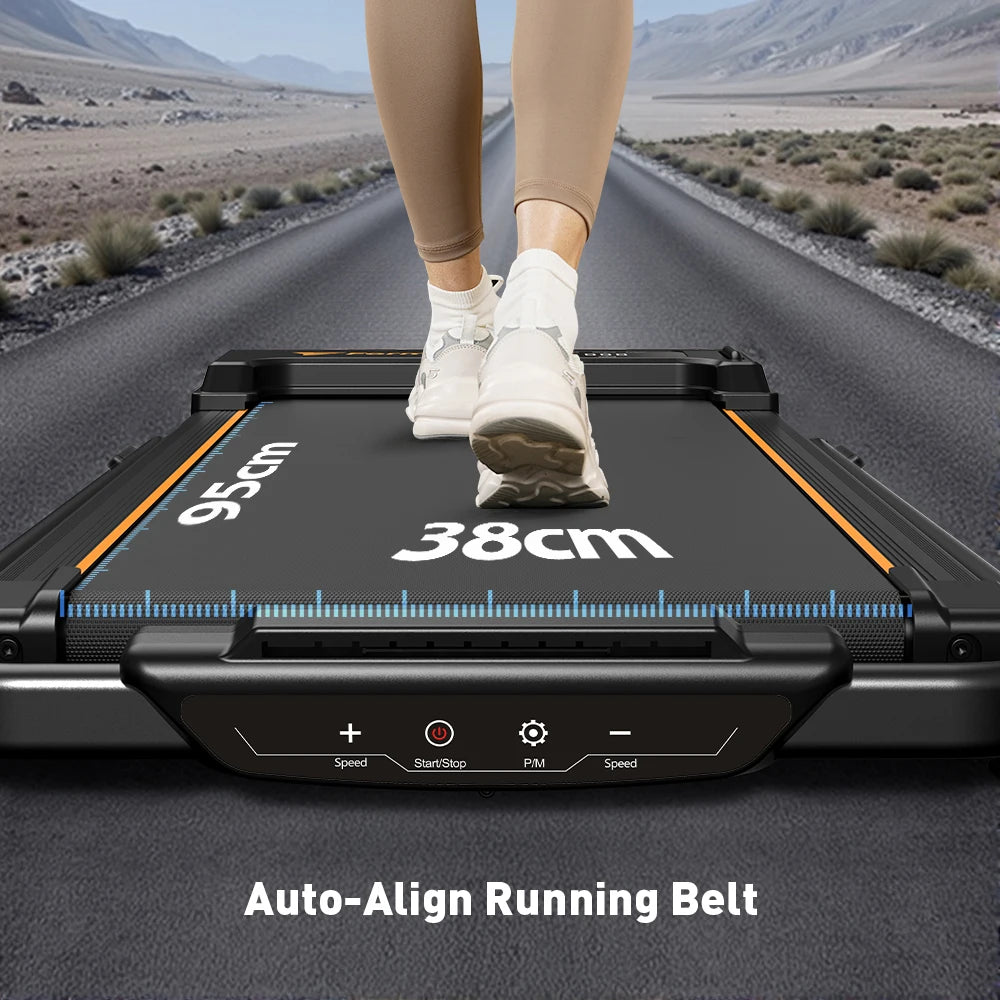 Formill FT51 2 in 1 Laufband, Maximalgeschwindigkeit 1-10 km/h elektrisches Laufband, installationsfrei, Lauf- und Joggingmaschine für zuhause