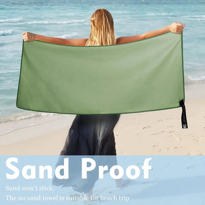 Hochwertiges Strandtuch aus Mikrofaser, schnell trocknendes Handtuch, Outdoor-Sport, Reisen, Fitness, Gymnastik, Joggen, Schwimmen, Yoga, Naturehike