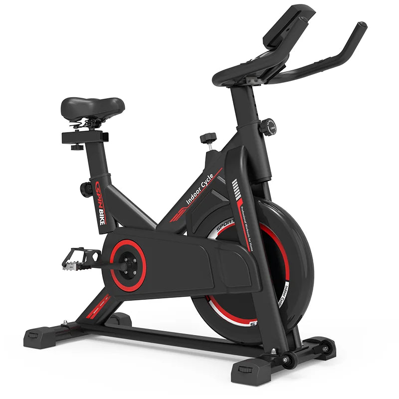 Innenraum Fitnessstudio Commercial Fitnessbike Cardio Fitness Radfahren Spinning Bike Fahrrrad