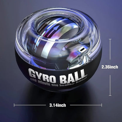 LED Handgelenktrainerball Power Ball Auto-Start gyroskopischer Arm Hand Unterarm Trainer Power Wrist Gyro Ball Sport Fitness Equipment