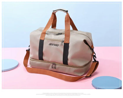 Reise-Sporttasche, Kurzstreckengepäck, tragbare Fitnesstaschen, Schulter-Crossbody-Brusttasche, Handtaschen, Reisetasche, Handgepäck, Weekender-Tasche