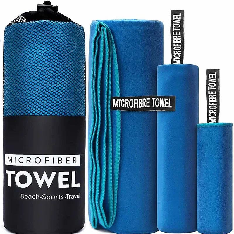 Schnelltrockendes Sporthandtuch Ultraweich Schwimmen Fitness Camping Laufen Superabsorbierende Waschlappen Handtücher Reiseaccessoires