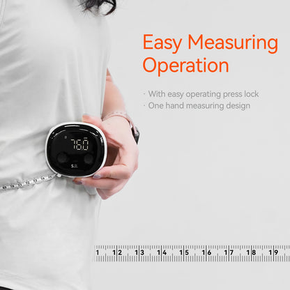 Fitdays Smart Körpermaßband, zurückziehbares Bluetooth Fitdays APP zur Überwachung von Körperfett BMI Werkzeug für Fitness, Form und Gewichtsverlust