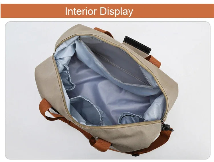 Reise-Sporttasche, Kurzstreckengepäck, tragbare Fitnesstaschen, Schulter-Crossbody-Brusttasche, Handtaschen, Reisetasche, Handgepäck, Weekender-Tasche