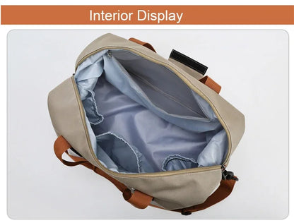 Reise-Sporttasche, Kurzstreckengepäck, tragbare Fitnesstaschen, Schulter-Crossbody-Brusttasche, Handtaschen, Reisetasche, Handgepäck, Weekender-Tasche