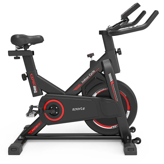 Innenraum Fitnessstudio Commercial Fitnessbike Cardio Fitness Radfahren Spinning Bike Fahrrrad