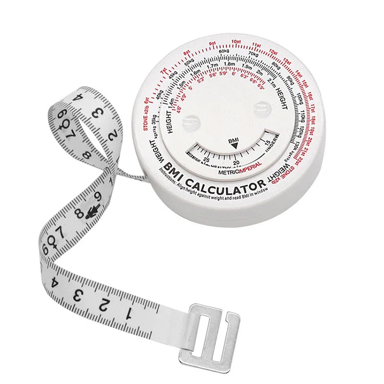 BMI-Rechner Automatisches Teleskop-Maßband Körpermaßband Zentimeter Nähmaßwerkzeuge