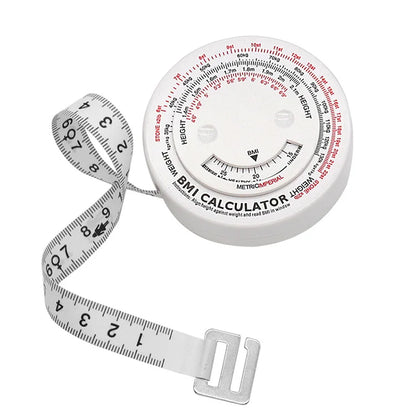 BMI-Rechner Automatisches Teleskop-Maßband Körpermaßband Zentimeter Nähmaßwerkzeuge