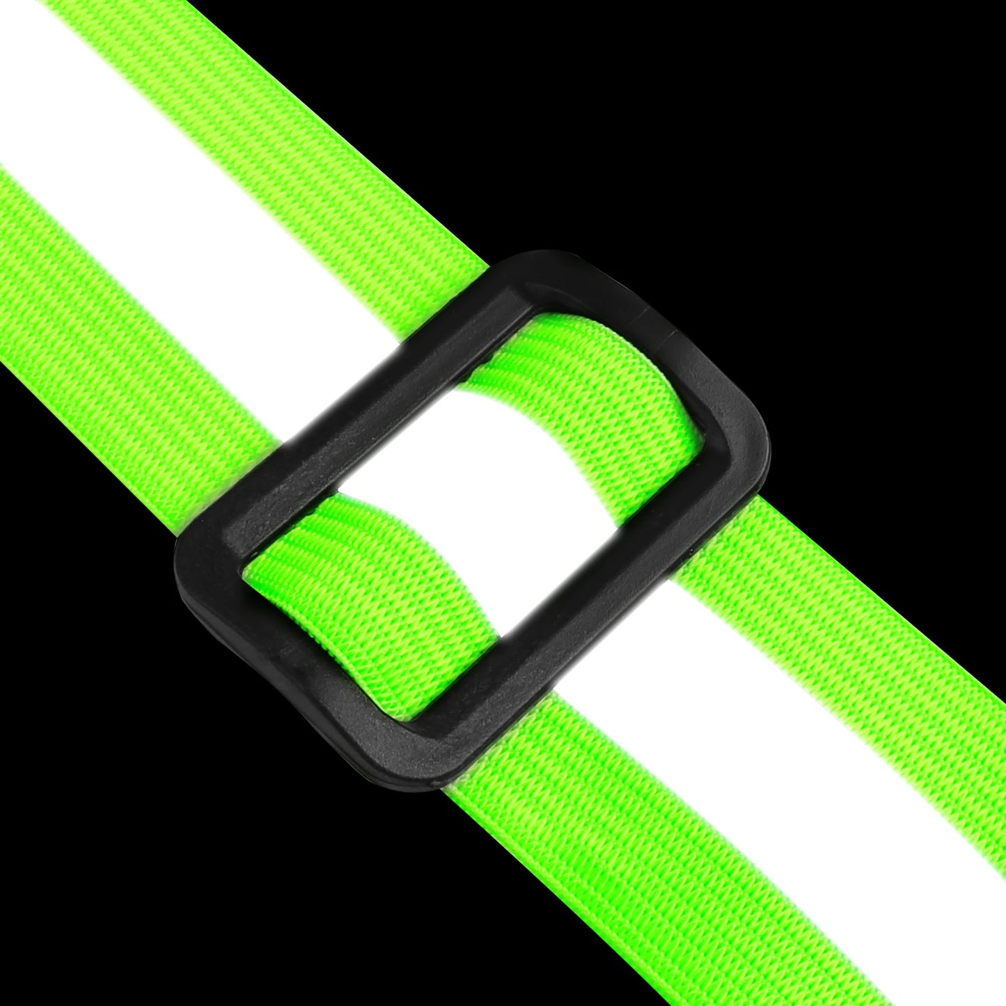 LED Laufweste USB wiederaufladbar reflektierende leuchtende Reflektorgurte hohe Sichtbarkeit Nachtlauf Radfahren Kleidung elastisches Band