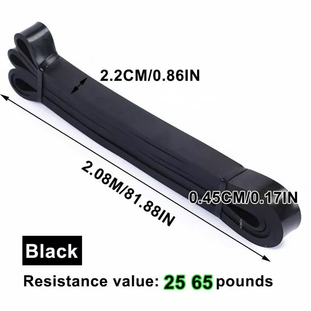 5~120lbs Fitness Widerstandsband Boxen Agilitätstraining Workout Fitnessstudio-Ausrüstung Yoga Pilates-Zubehör Gummiband Heim-Fitnessstudio