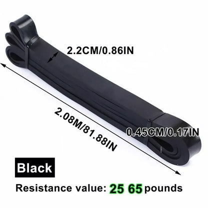 5~120lbs Fitness Widerstandsband Boxen Agilitätstraining Workout Fitnessstudio-Ausrüstung Yoga Pilates-Zubehör Gummiband Heim-Fitnessstudio