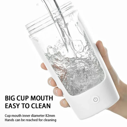 Xiaomi Shaker Cup USB-Lade-Shaker-Cup für Protein-Shaker, Mahlzeitenersatz-Shake, tragbarer Turnhallen-Wasserflaschen-Mischbecher, 450 ml