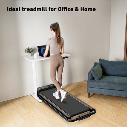 Formill FT51 2 in 1 Laufband, Maximalgeschwindigkeit 1-10 km/h elektrisches Laufband, installationsfrei, Lauf- und Joggingmaschine für zuhause