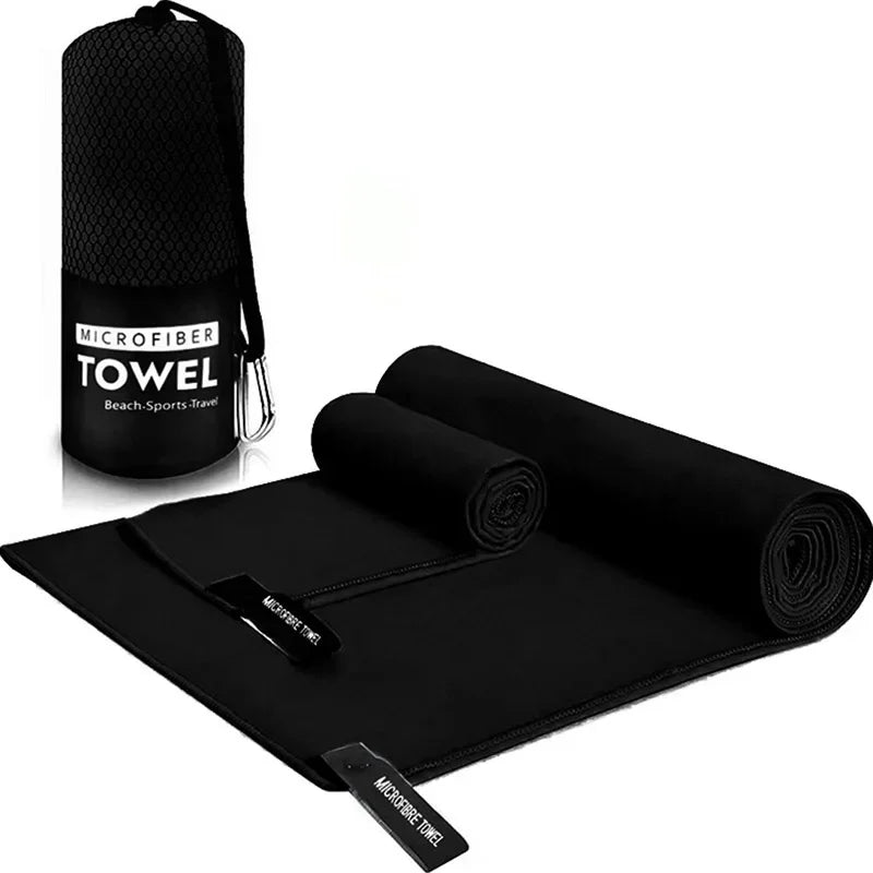 Schnelltrockendes Sporthandtuch Ultraweich Schwimmen Fitness Camping Laufen Superabsorbierende Waschlappen Handtücher Reiseaccessoires