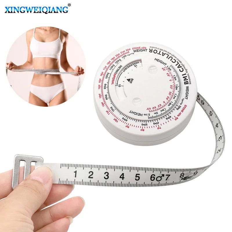 BMI-Rechner Automatisches Teleskop-Maßband Körpermaßband Zentimeter Nähmaßwerkzeuge