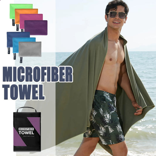 Hochwertiges Strandtuch aus Mikrofaser, schnell trocknendes Handtuch, Outdoor-Sport, Reisen, Fitness, Gymnastik, Joggen, Schwimmen, Yoga, Naturehike