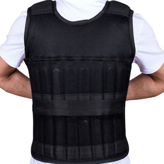 Neue 15/35KG verstellbare Gewichtswesten für Boxtraining, Fitnessjacke, Fitnessgeräte, Lauftraining, Weste aus Sandsäcken