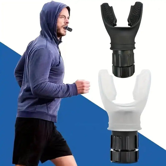 Silicone Atem Fitness Übungsgerät Tragbares verstellbares Widerstand Atemübung Gerät