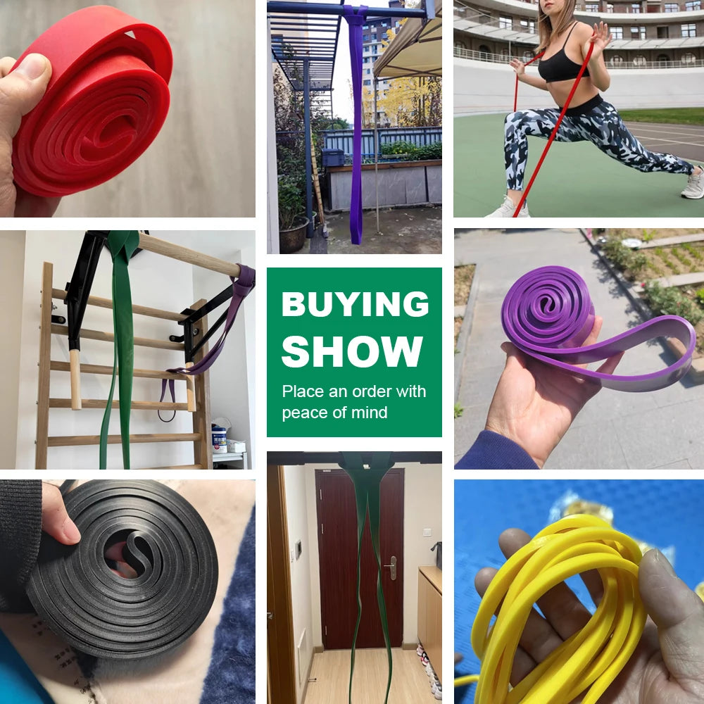 5~120lbs Fitness Widerstandsband Boxen Agilitätstraining Workout Fitnessstudio-Ausrüstung Yoga Pilates-Zubehör Gummiband Heim-Fitnessstudio