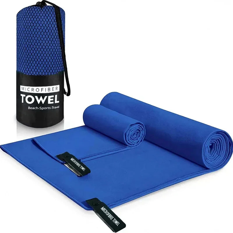 Schnelltrockendes Sporthandtuch Ultraweich Schwimmen Fitness Camping Laufen Superabsorbierende Waschlappen Handtücher Reiseaccessoires