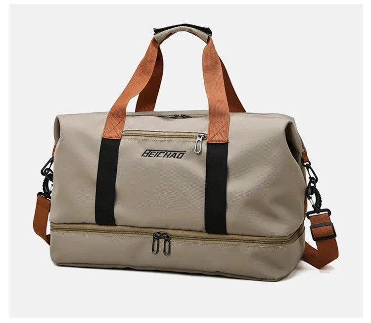 Reise-Sporttasche, Kurzstreckengepäck, tragbare Fitnesstaschen, Schulter-Crossbody-Brusttasche, Handtaschen, Reisetasche, Handgepäck, Weekender-Tasche