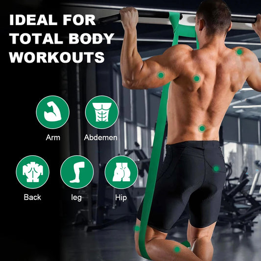 5~120lbs Fitness Widerstandsband Boxen Agilitätstraining Workout Fitnessstudio-Ausrüstung Yoga Pilates-Zubehör Gummiband Heim-Fitnessstudio