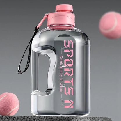 1,7L/2,7L Sport-Wasserflasche Gym Radfahren Becher Tragbare große Kapazität Wasserflasche für Fitness Camping Männer Wasserkocher