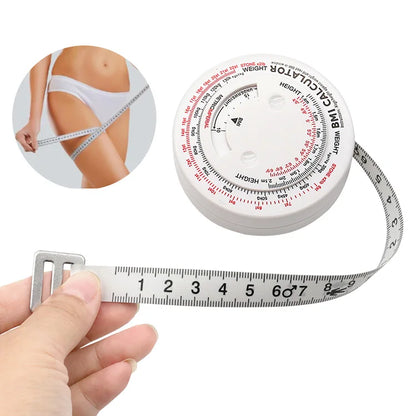 BMI-Rechner Automatisches Teleskop-Maßband Körpermaßband Zentimeter Nähmaßwerkzeuge