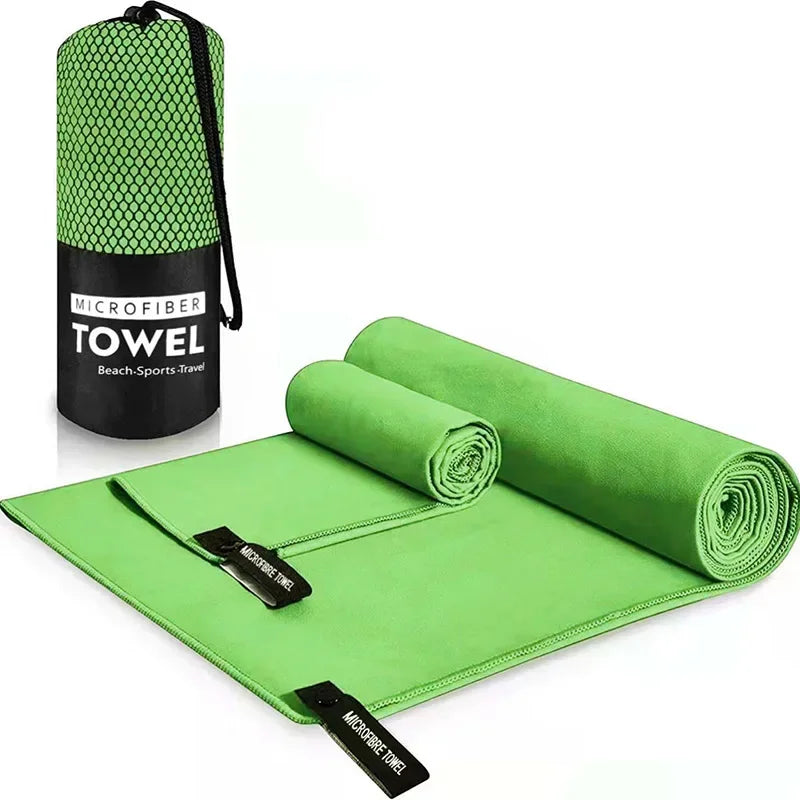 Schnelltrockendes Sporthandtuch Ultraweich Schwimmen Fitness Camping Laufen Superabsorbierende Waschlappen Handtücher Reiseaccessoires