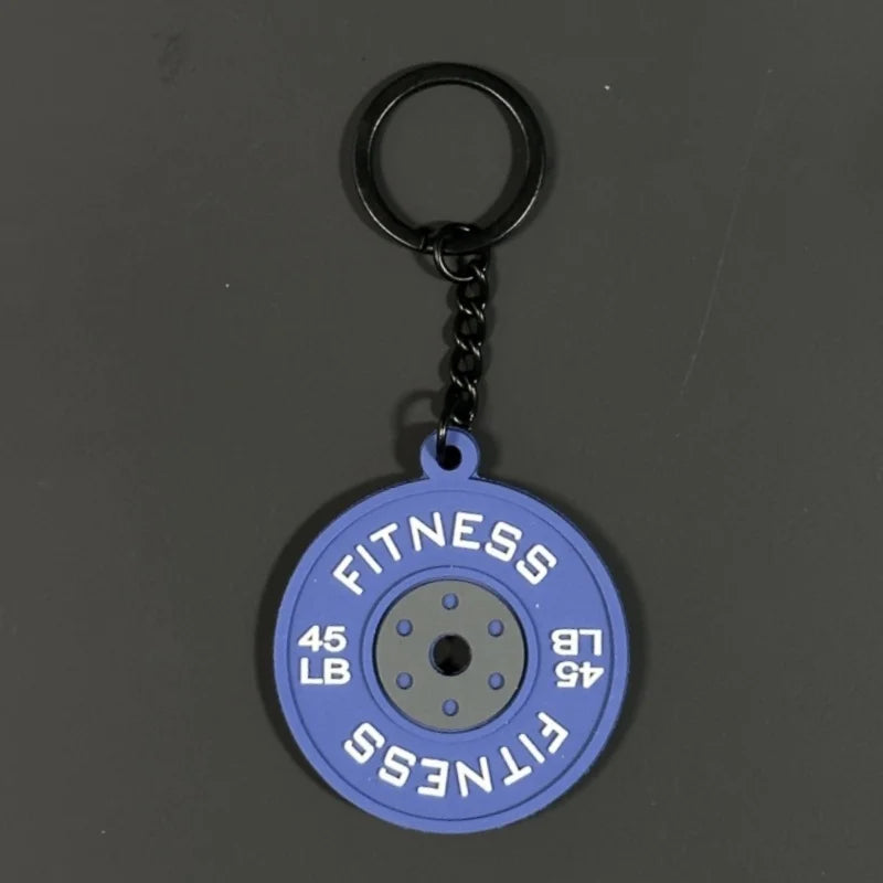 2025 Neue Hantel Schlüsselanhänger DIY Silikon Hantel Schlüsselanhänger Fitness Geschenke für Fitness-Liebhaber, Geschenk für Fitnesstrainer, Rucksack Auto Schlüsselanhänger