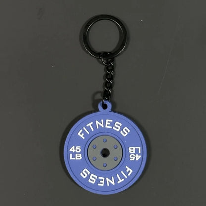 2025 Neue Hantel Schlüsselanhänger DIY Silikon Hantel Schlüsselanhänger Fitness Geschenke für Fitness-Liebhaber, Geschenk für Fitnesstrainer, Rucksack Auto Schlüsselanhänger