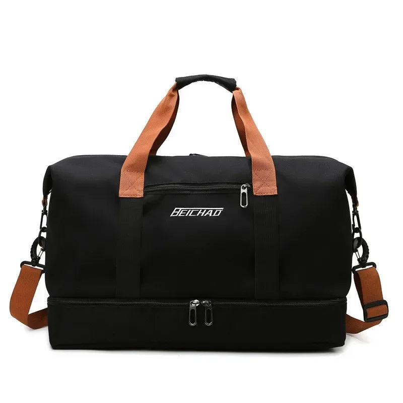 Reise-Sporttasche, Kurzstreckengepäck, tragbare Fitnesstaschen, Schulter-Crossbody-Brusttasche, Handtaschen, Reisetasche, Handgepäck, Weekender-Tasche