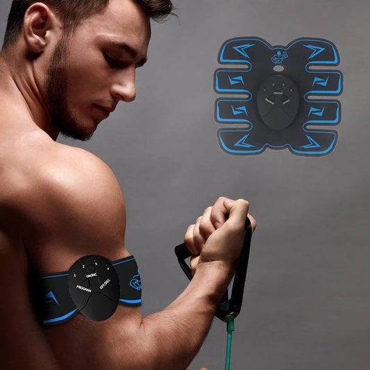 EMS Drahtloser Muskelstimulator Trainer Smart Fitness Bauchtraining Elektrische Gewichtsverlust Aufkleber Körperstraffungs-Massagegerät